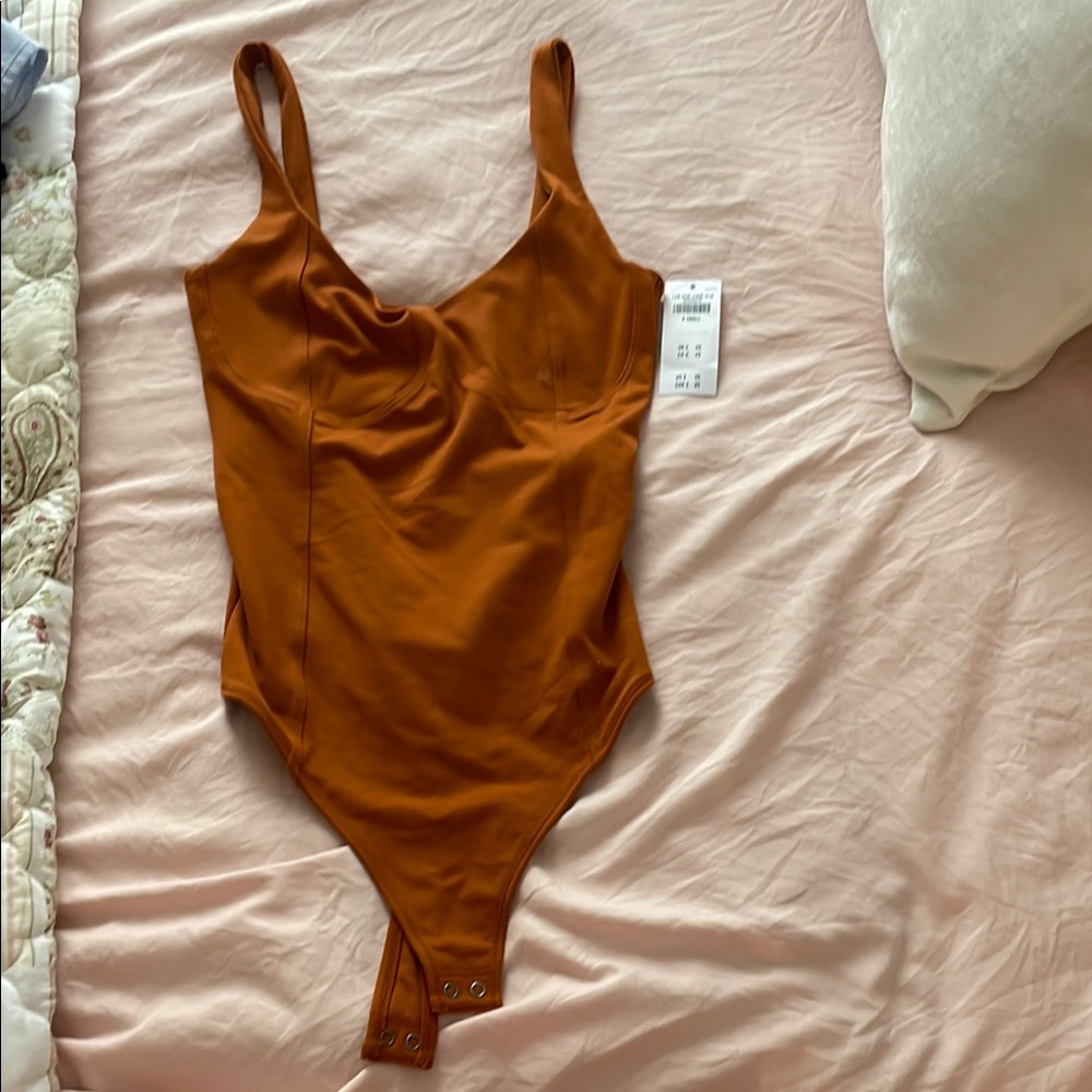 Abercrombie & Fitch Orange Bodysuit NWT